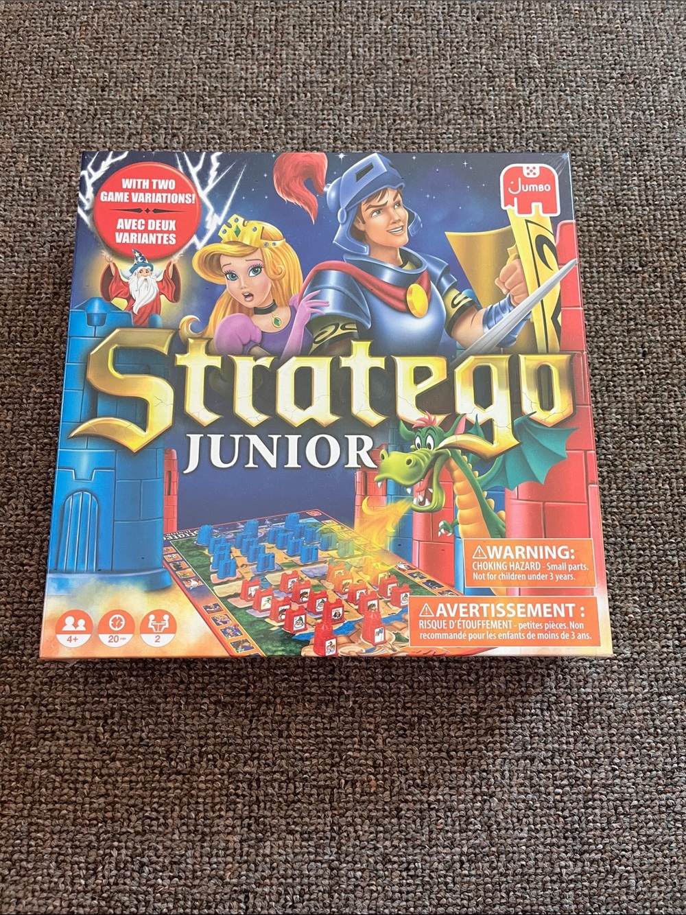 Stratego Junior Kids Board Game – – Blue & Red